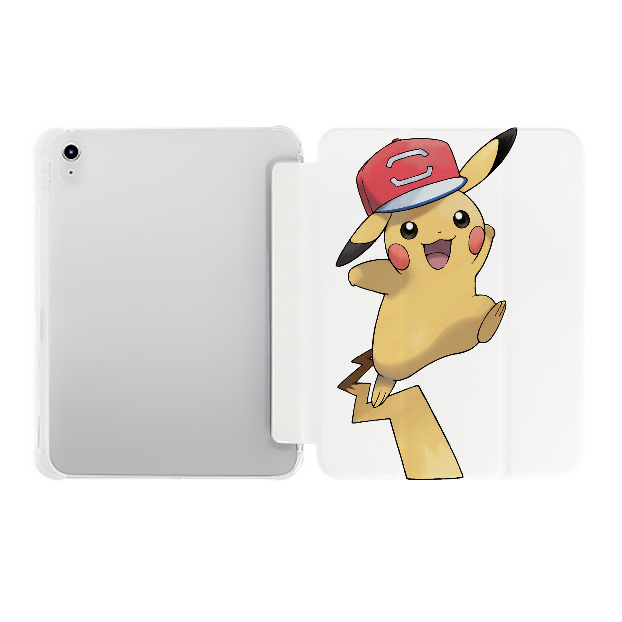 （画像用） ポケットモンスター Pokémon IPad ケース ペン収納付き 三つ折りスタンド PUレザー×シリコン 対応機種9.5/10.5/10.9インチ